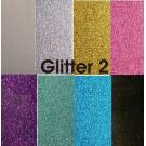 Hotfix Buegelfolie Glitter Folie Farb Mix (2) 8 x 20cm x 5cm Far